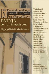 15. PULSKI DANI ESEJA, 20. i 21. LISTOPADA 2017.