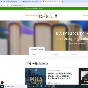 NOVO! Mrežna (web) knjižara Istarskoga ogranka DHK