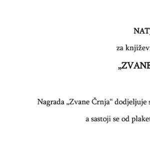 Otvoren natječaj za esejističku Nagradu “Zvane Črnja” za 2023.! Traje do 10. rujna ‘23.