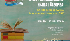 VELIKA BLAGDANSKA PRODAJNA AKCIJA ISTARSKOGA OGRANKA DHK: KNJIGE I ČASOPISI S POPUSTIMA I DO 50% !